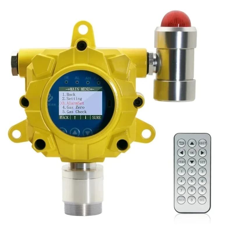 Industrial Safety Monitoring Equipment High Accuracy Fixed Detector for Toxic H2S Leak Detection