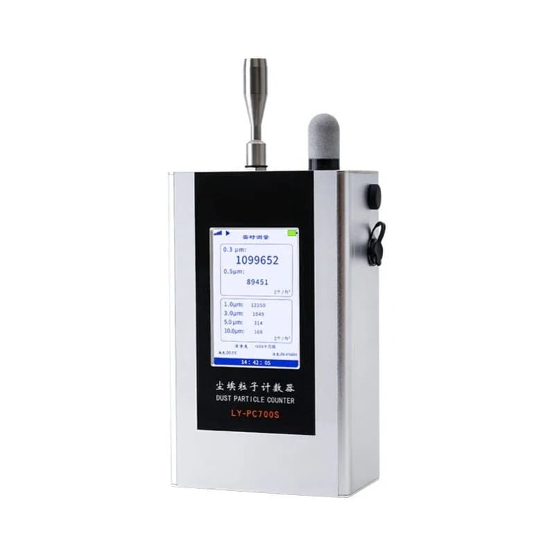 Particle counter Wall-mounted dust-free workshop Cleanliness grade test Particulate dust concentration detector