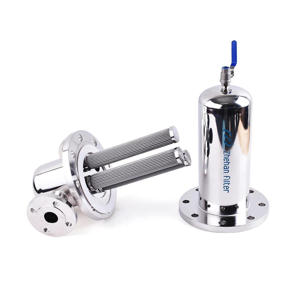 High Purity Stainless Steel Sintered Filter Industrial Nitrogen LPG Turbine Purifier Air Filter