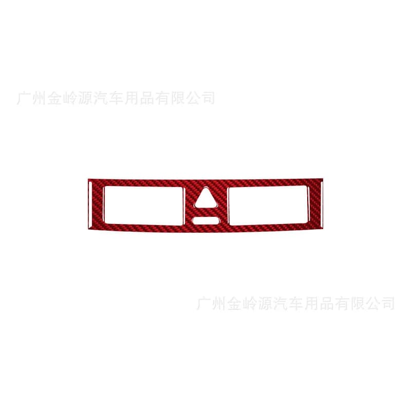 For 05-07 Mercedes-Benz C-Class GLASS Car Interior Modification Carbon Fiber Warning Light Panel Decorative Sticker