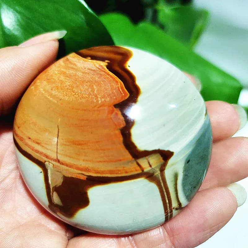 Natural Stone Ocean Crystals Palm Spiritual Meditation Reiki Healing Aquarium Ornaments And Feng Shui Room Decoration Maison