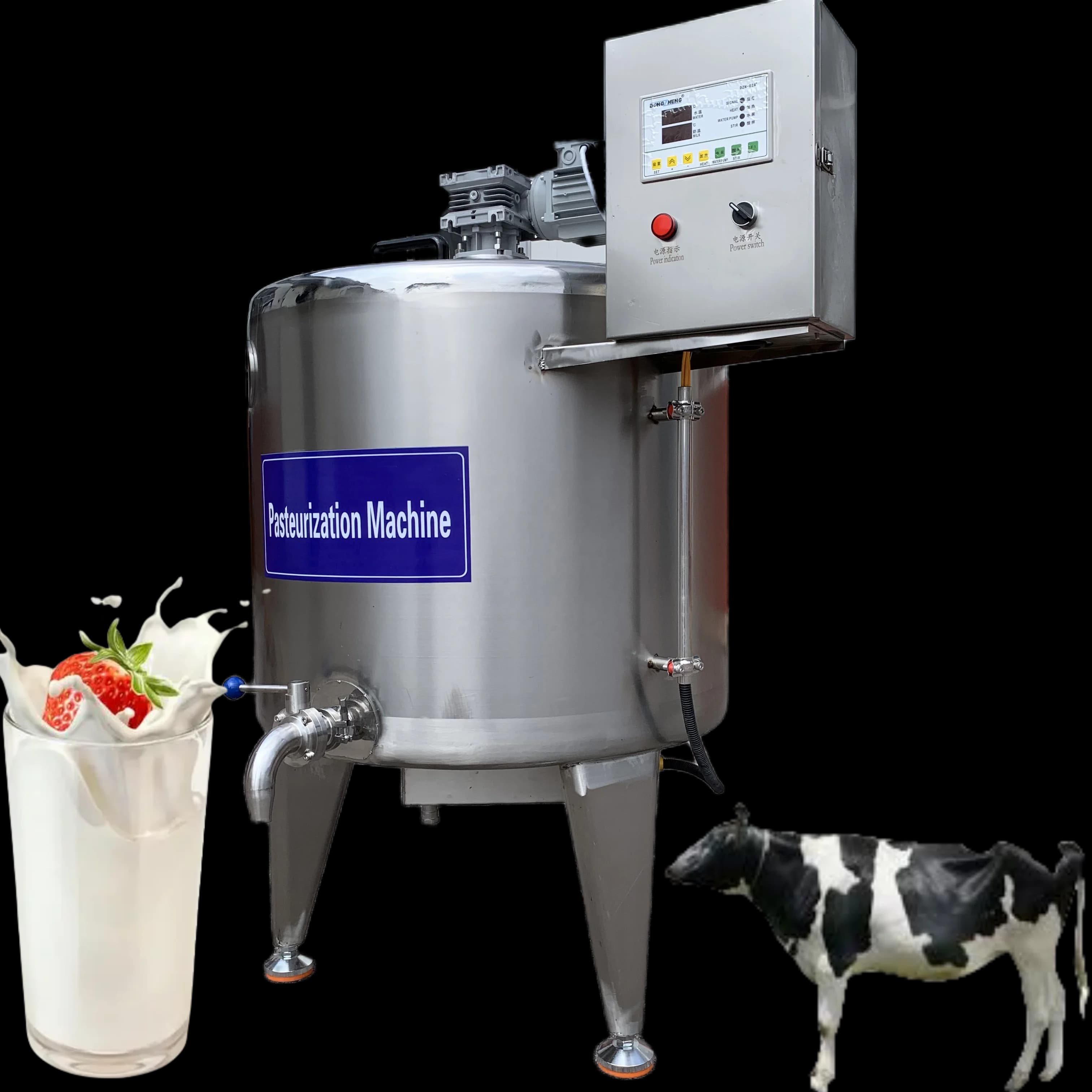 Dairy SS304 50L-500L Small Scale Liquid Egg Juice Milk Pasteurizer Yogurt Making Milk Pasteurization Machine For Sale