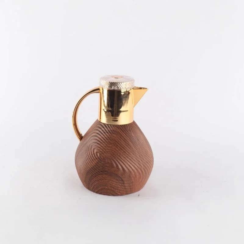 Thermos pot high-end coffee pot hot water bottle thermos bottle spiral pattern lamination