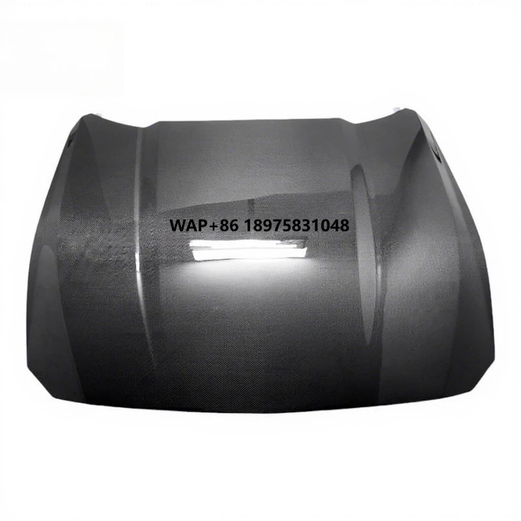 ICOOH Racing 001 Style Carbon Fiber Front Engine Hood Bonnet New Condition for Mustang GT/Ecoboost 2024+