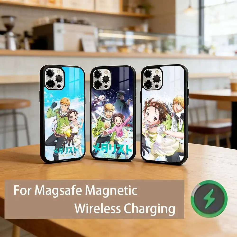 M-Medalist Anime  Phone Case For iPhone17,16,15,14,13,12,11 Plus,Pro Magnetic with Magsafe Wireless Charging