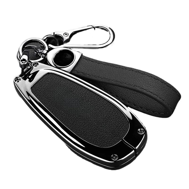 Premium Zinc Alloy Key Cover Case for MG Cyberster 4WD Legend Edition (2024) - Protective Key Fob Shell Key Bag Chain