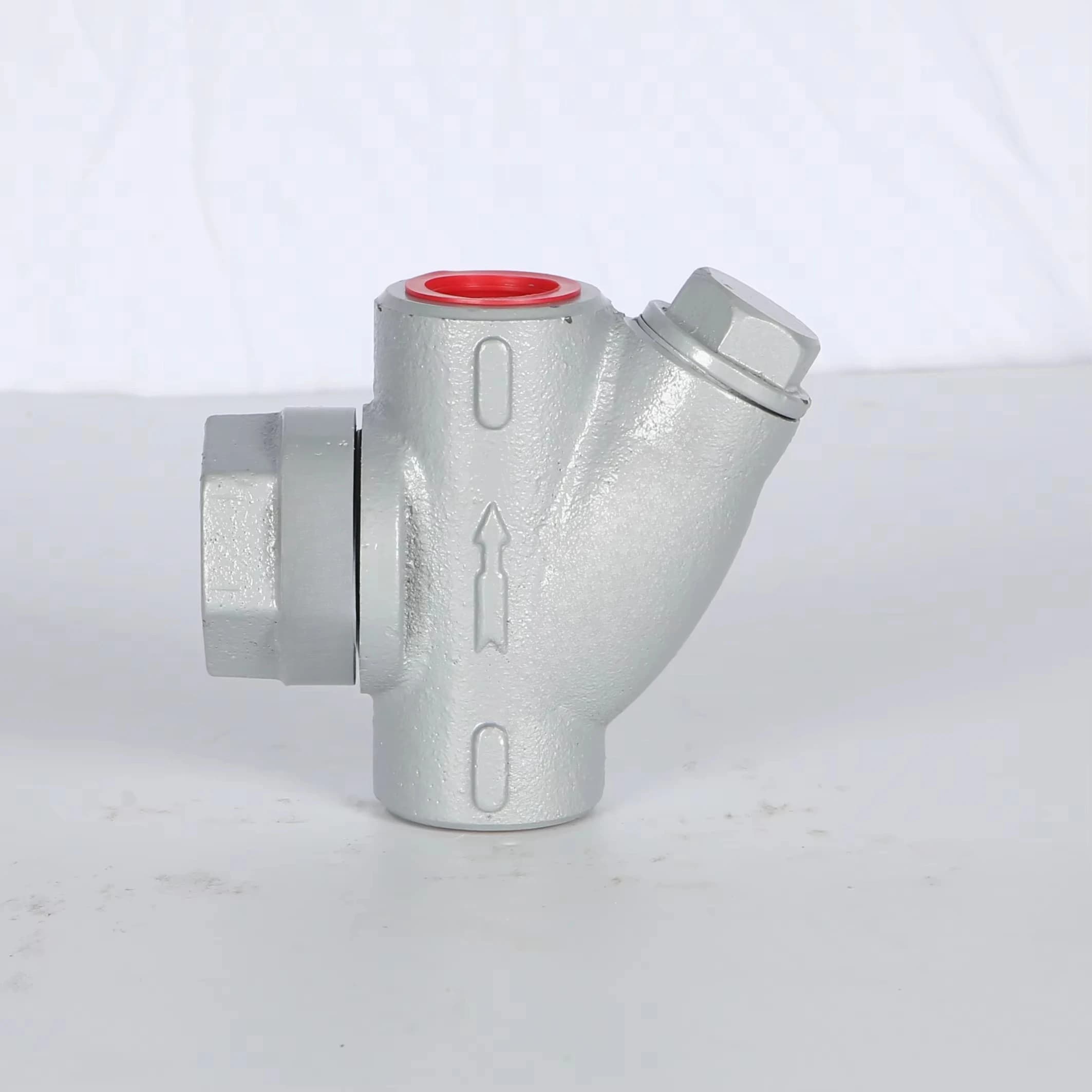 DN25 Manual Carbon Steel Threaded Thermodynamic Trap High Temperature Drain Valve