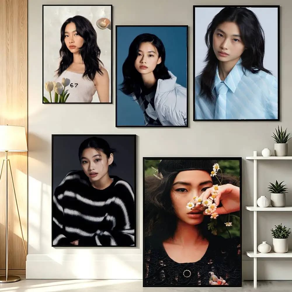 COOL H-Hoyeon Jung Poster HD Self Adhesive Waterproof Wall Art Ideal for Home Office Dorm Gift