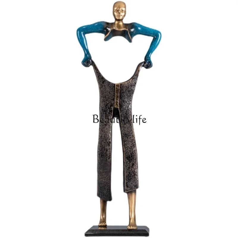 FG-Modern light luxury abstract figure sculpture living room porch cabinet hotel creative simple decoration ornament