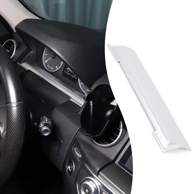 1piece set ABS silver For Land Rover Discovery 4 LR4 2010-2016 car dashboard lower panel decorative sticker car accessories