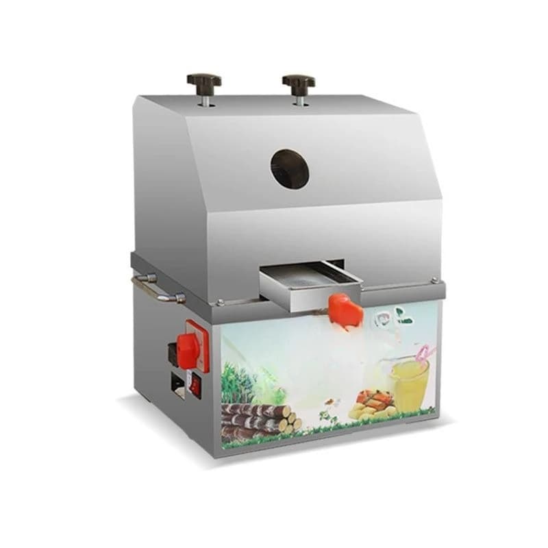Juicer, commercial sugarcane juicing machine, commercial sugarcane machine, desktop stainless steel stall heating
