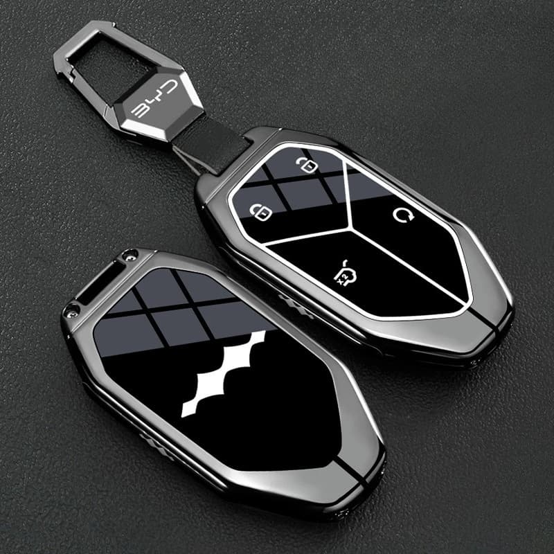 Premium Zinc Alloy Key Cover Case for Fang Cheng Bao 5/8 Zhiyong Flagship 6-Seater/7-Seater (2025) - Protective Key Fob Shell