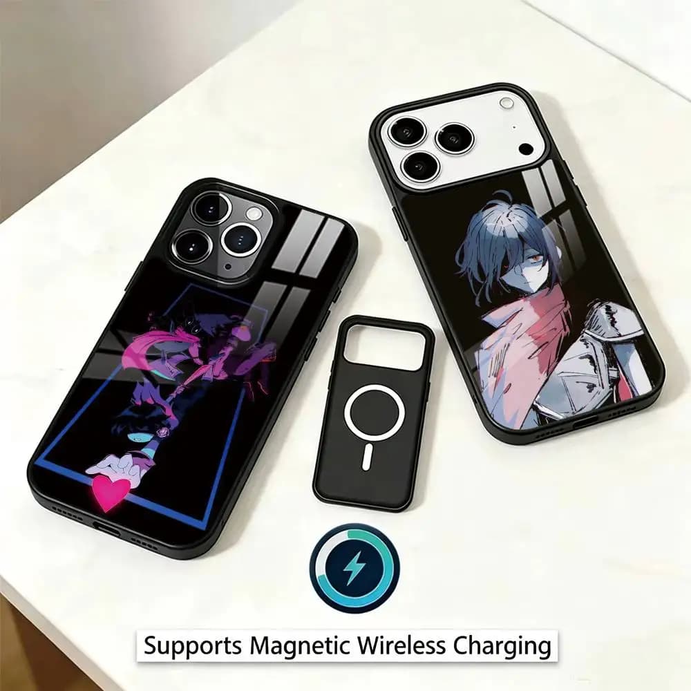 Game D-D-Deltarune Phone Case For iPhone17,16,15,14,13,12,11 Plus,Pro Magnetic Supports Magnetic Wireless Charging