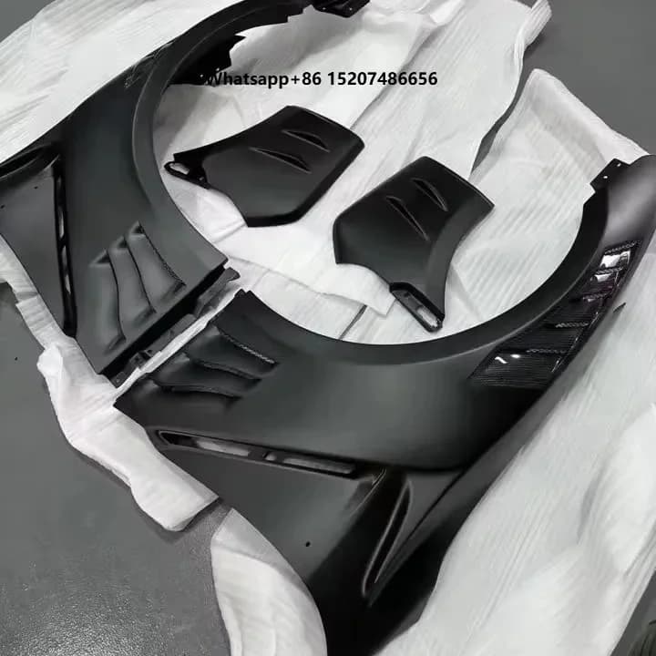 Wholesale Fiberglass Carbon Fiber TS Style Fenders  for  R35 2007-2023