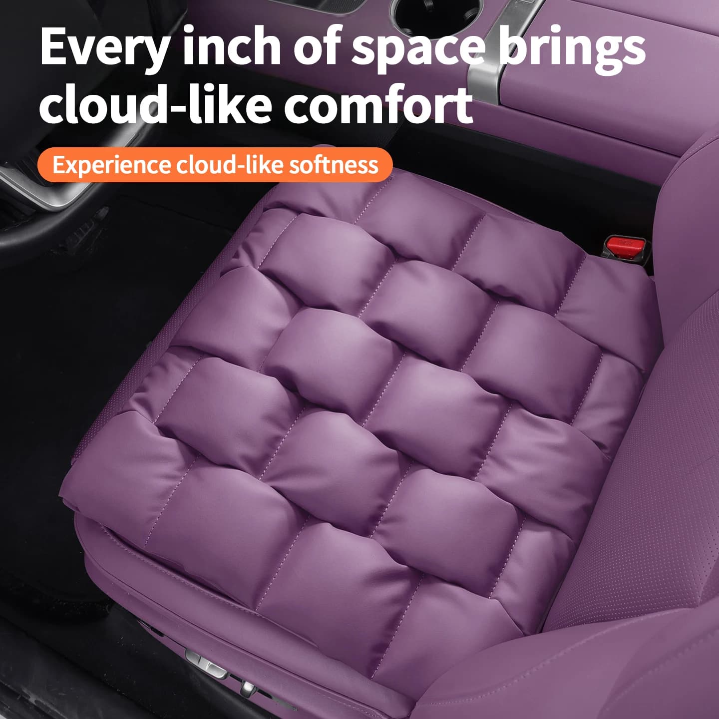 Soft Car Seat Cushion, Breathable Car Seat Pad, Wear-Resistant Car Seat Protector, Suitable for All Car Models