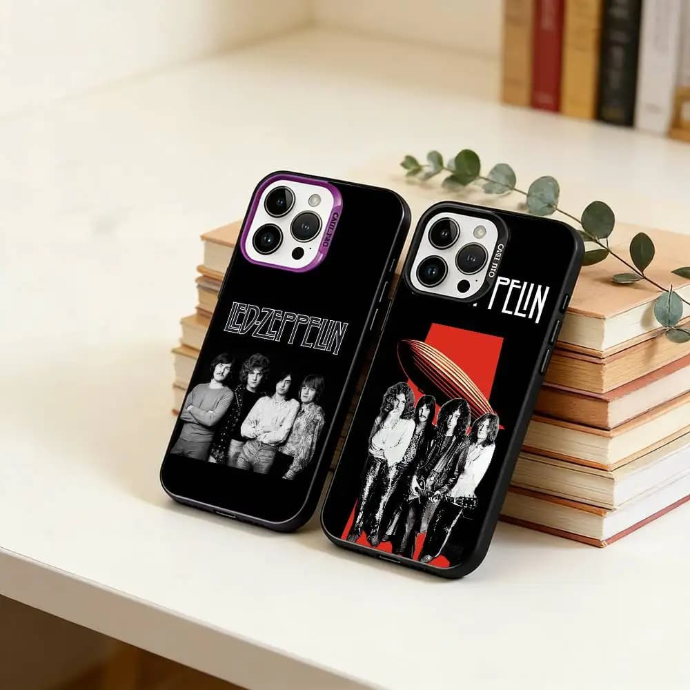 L-Led Z-Zeppelin  Phone Case For iPhone 17,16,15,14,13,12,11 Plus,Pro Max,XS,Colorful Silver Phone case Funda Cover
