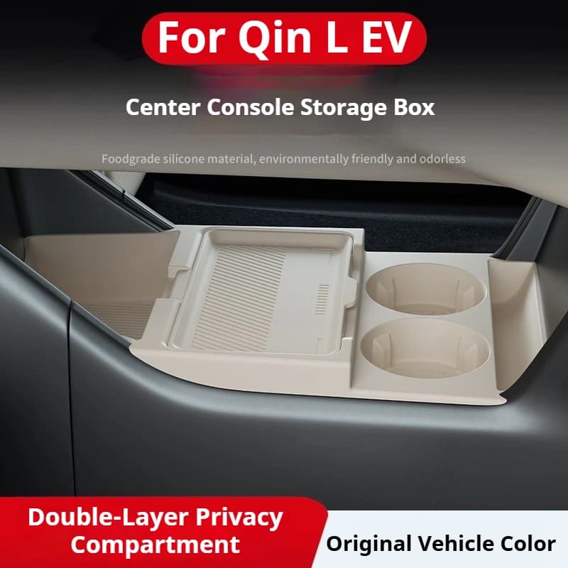 For BYD 25 Qin LEV Car Center Console Modification Anti-slip Pad Central Control Lower Storage Box Car Interior Modify Accessory