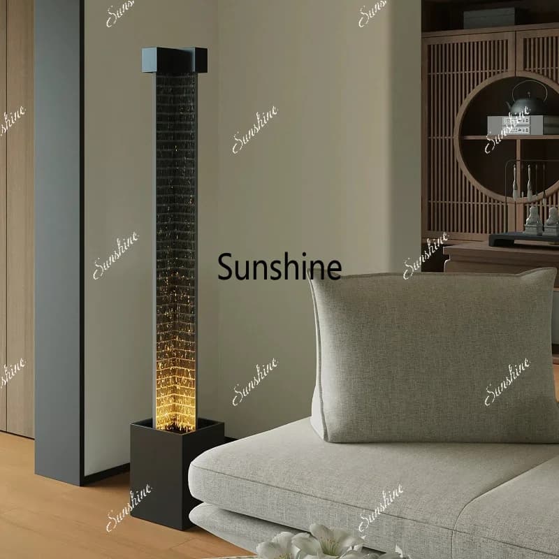 Italian minimalist flowing water ornament circulating water living room lucky water feature entranceTJ