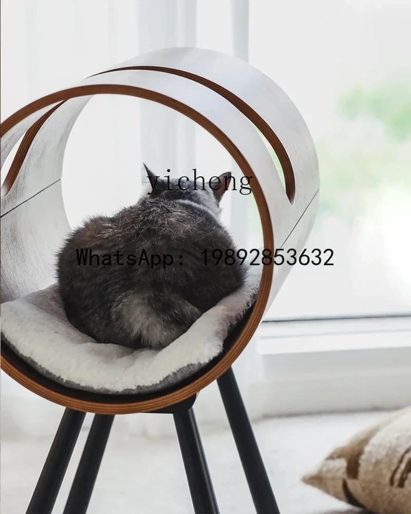 k Barrel Cat Climbing Frame Integrated Four Seasons Universal Small Apartment Pet Bed Removable and Washable