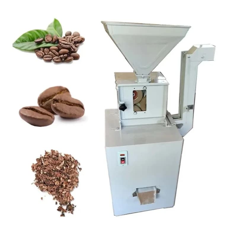 150kg/h Cocoa Beans Peeling Machine, Coffee Bean Shelling & Cracking Equipment
