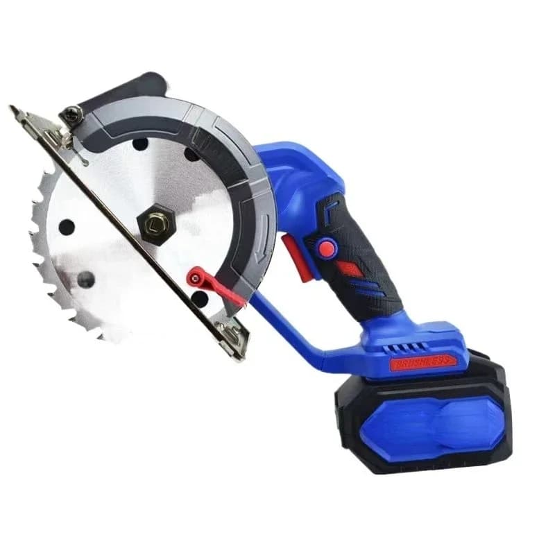 Lithium battery rechargeable hand saw multifunctional electric circular saw chainsaw high power industrial woodworking cutting