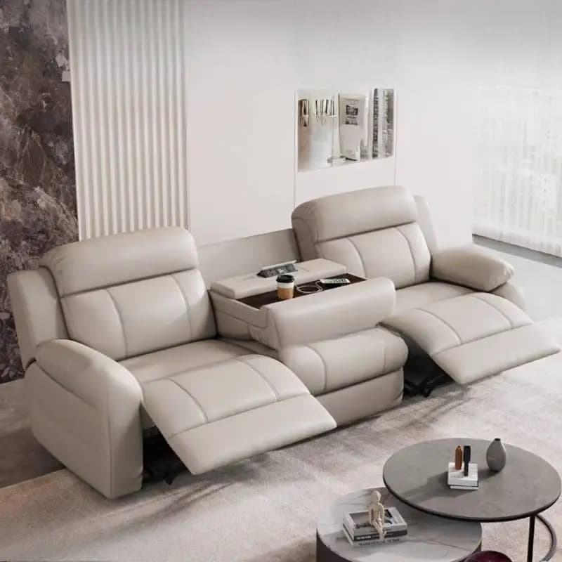 Classic Gray Electric Sofas European Minimalist Relax Lounges Living Room Sofas Quality Style Sofa Wohnzimmer Furniture For Home