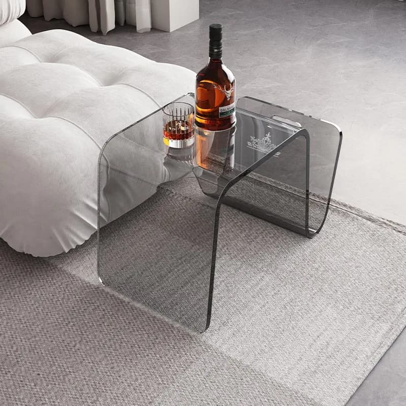 American Cream Wind Transparent Glass Material Can Be Used As A Family Sofa Side Several Bedroom Bedside Table Living Room Shelf