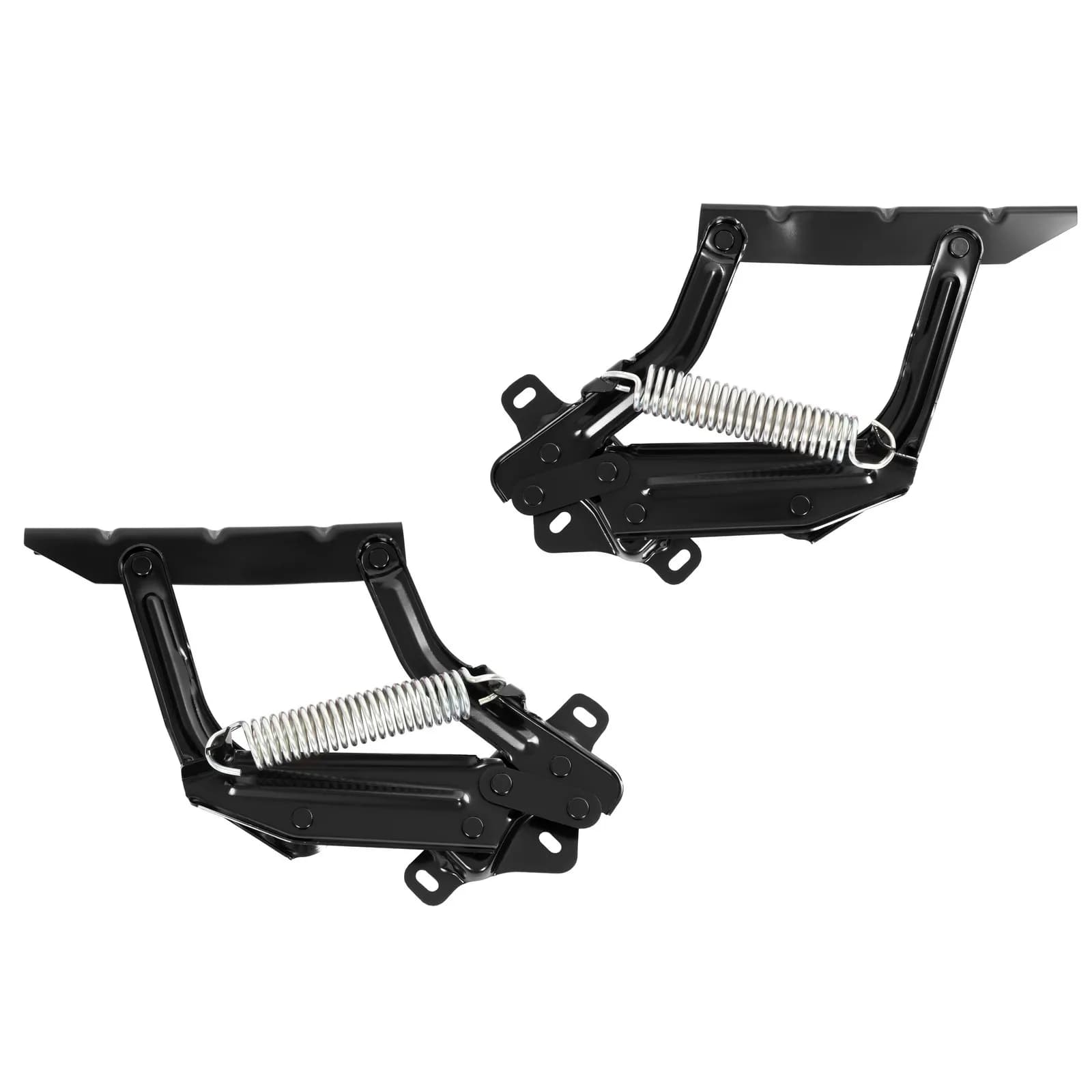 Range hood hinge pair LH + RH for 1973 - 1979 Ford F100 F150 F250 F350 Mustang with spring -