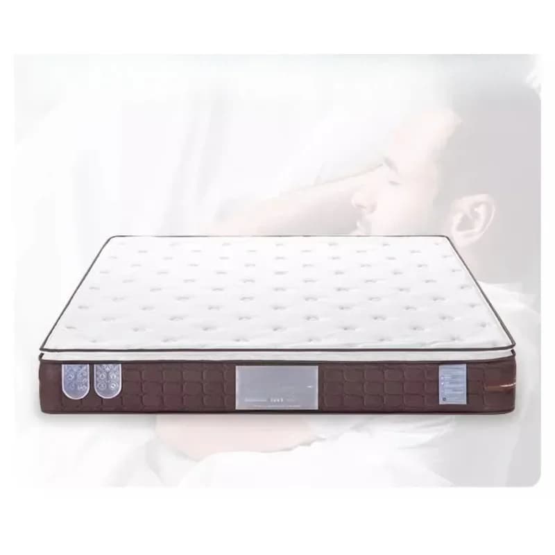 Jute Brown Latex Spring Mattress Hard Mattress Spine Protection