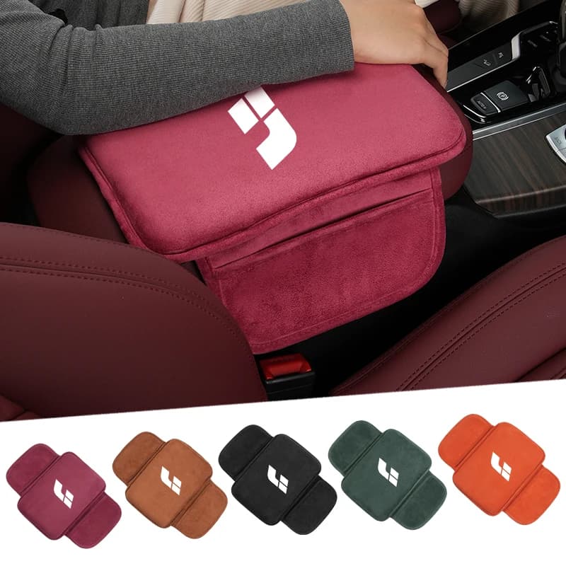 Car Armrest Box Cushion Elbow Storage Mat Console Protector Cover For LI L7 L8 L9 ONE