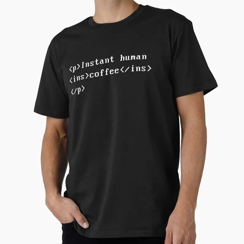 Coffee Code Funny Graphic T‑Shirt for Programmer Software Engineers Geek IT Developer Fan Gift Tees S-6XL
