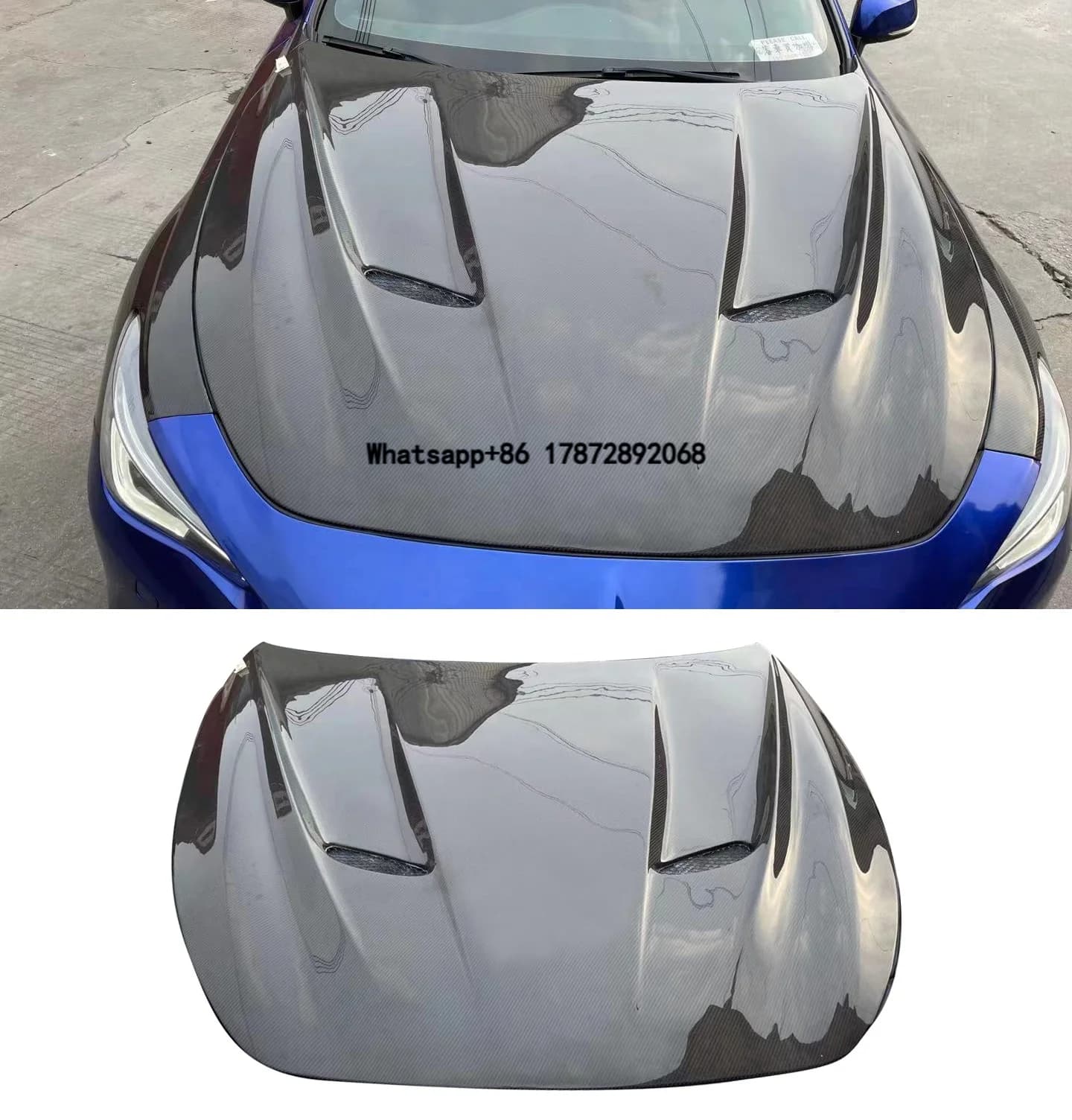 Hot Sale Car Carbon Fiber Engine Hood  for Q60 Perfect Fitment Bonnet