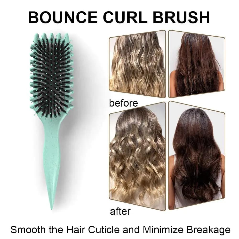 Bounce Curl Define Styling Brush Styling Brush Comb 2pcs