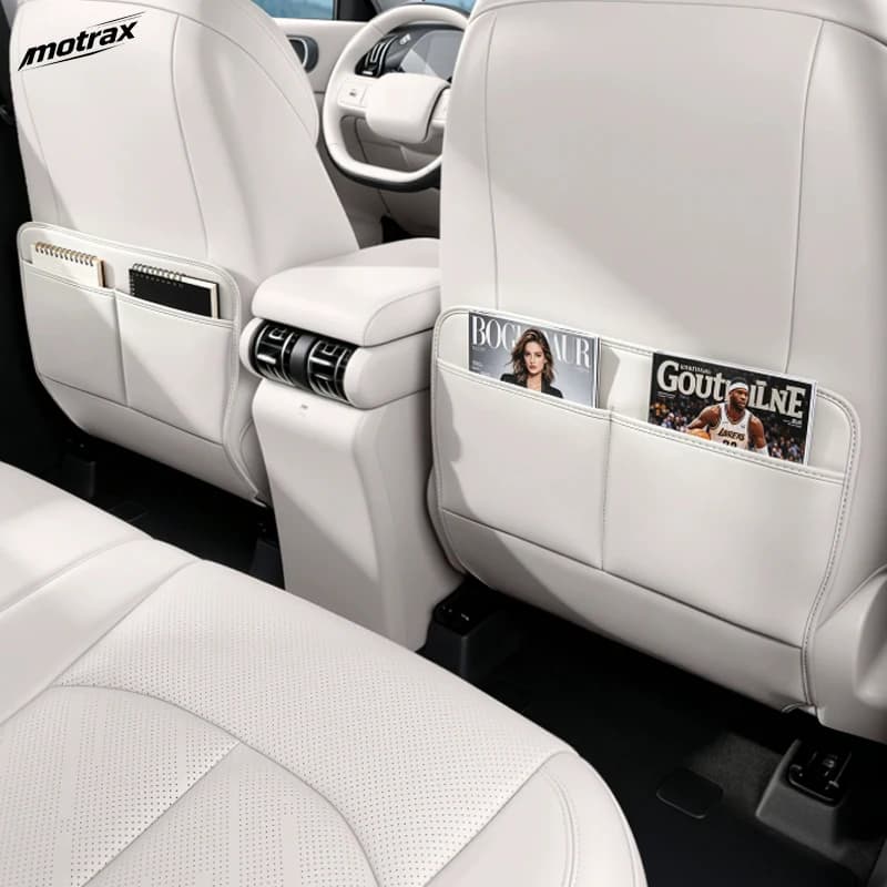 For BYD ATTO 3 EVO Yuan Plus 2026 2027 Car Rear Seat Back Leather Anti-kick Pad Cover Durable Cushion Mat Accessories