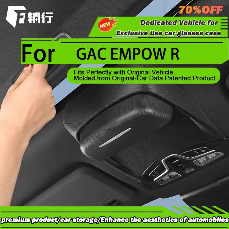 Suitable for GAC EMPOW R Car Glasses Case, Sunglasses Storage, Interior Accessories, Roof Storage Box Modification