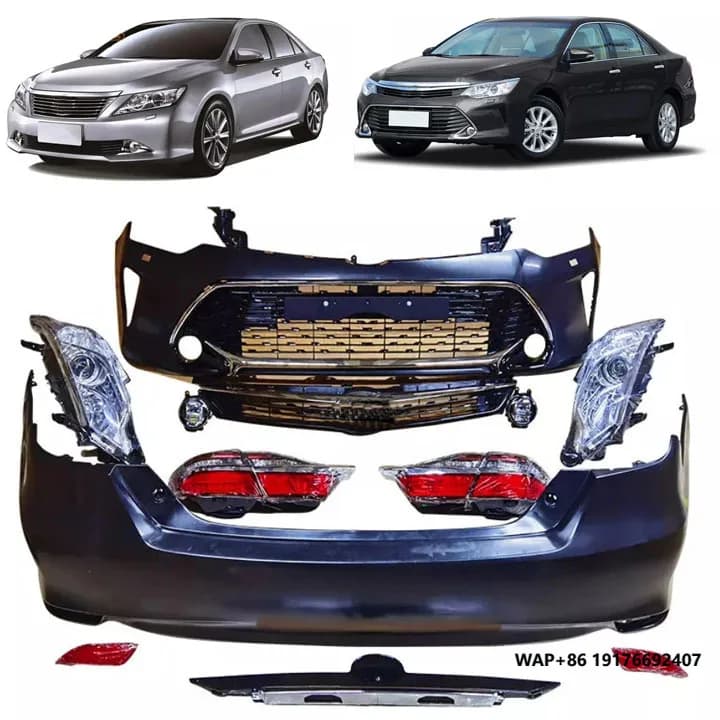 2015 Facelift Body Kit For ‘Toyota Camry 2011 2012 2013 2014 Front Bumper Rear Bumper Grille Headlights Full Conversion Kit