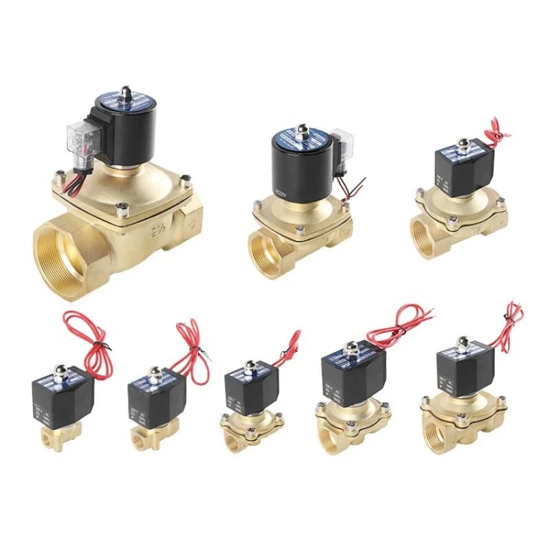 Normally closed outdoor waterproof electronic valve Electronic control switch 220v direct acting solenoid water valve Air valve