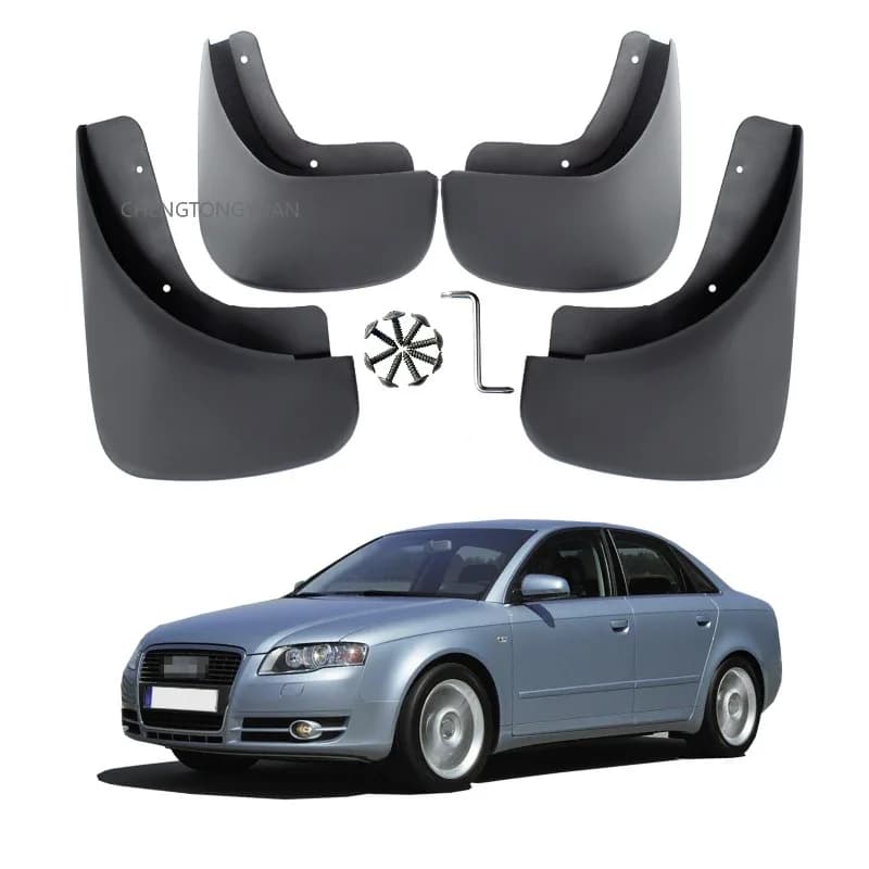 For Audi A4 b6/b7 Saloon/Avant MudFlaps Splash Guards Audi A4 b6/b7 Mudguards 4pcs 2003-2008