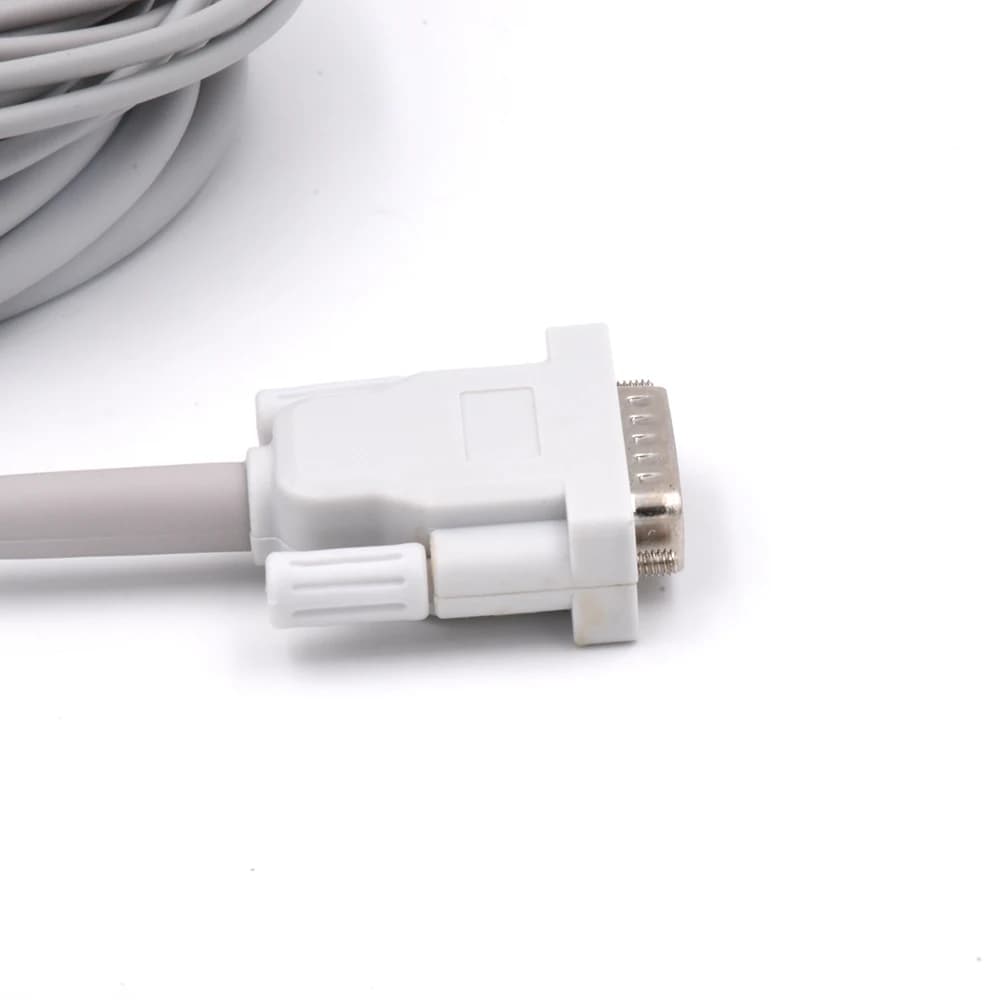 Medical Consumables ECG1200G ECG600G Cable 15pin 10 Lead 4.0 mm AHA EKG Cable