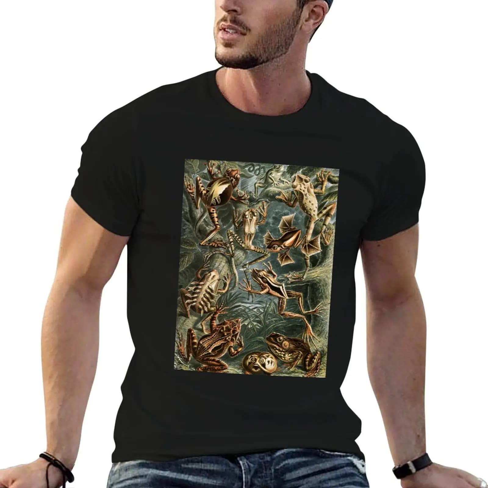 Cottagecore Goblincore Dark Academia Aesthetic Frog Vintage Print - Gremlincore Grunge Fairycore Froggy - Magical Fantas T-Shirt