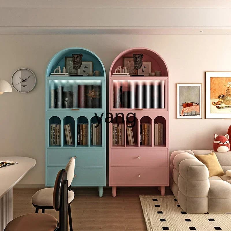 Lhh1 living room entrance against the wall side cabinet Cream wind solid wood dining room decoration cabinet