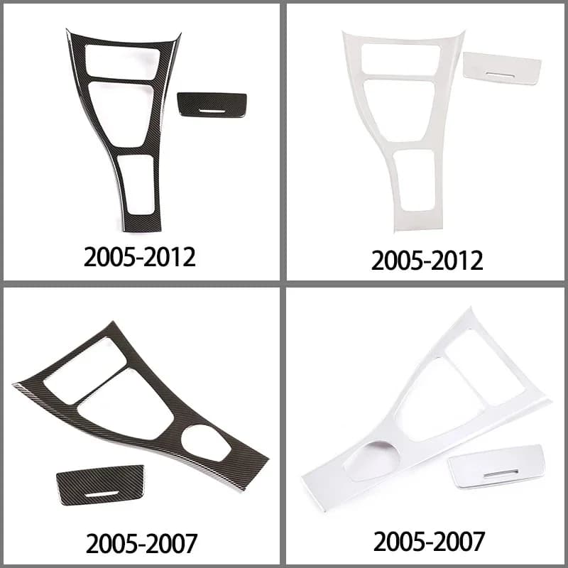 ABS Style Car Center Console Gear Panel Frame Cover Stickers for BMW 3 Series E90 E92 E93 2005-2012 Interior Car Accessories