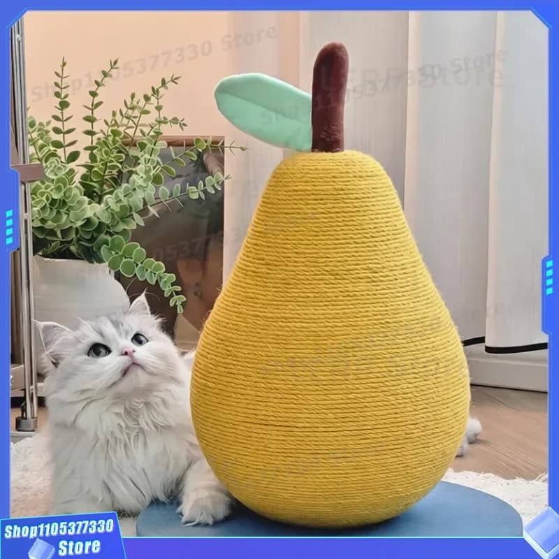 Large Creative Yali Cat Scratching Board Sisal Post Durable Claw Grinding Toy for Kittens Anti Scratch Furniture Protector