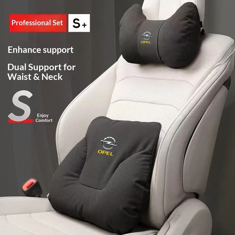 For Opel Astra Corsa Delica GTC Insigia Mokka Zafira Crossland-X Car Headrest Neck Support Seat Lumbar Cushion Soft Neck Pillow