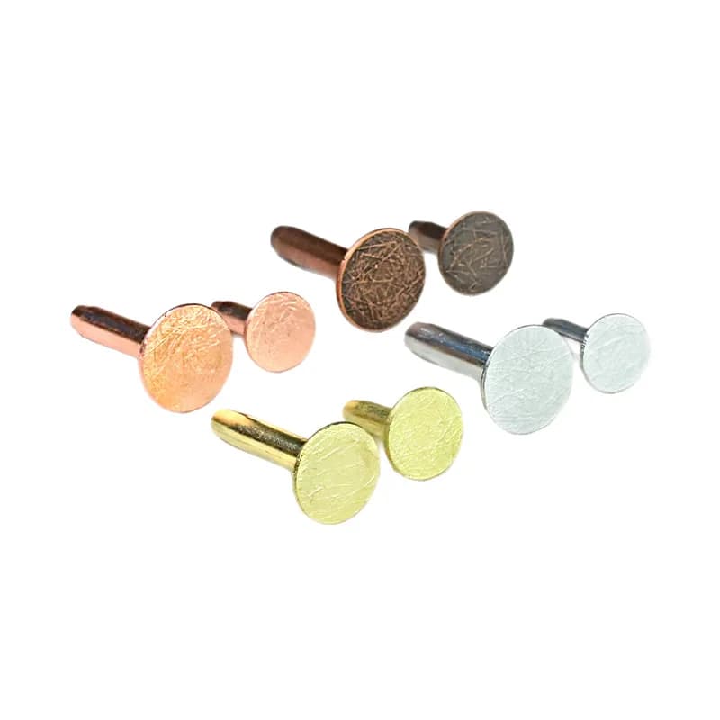 Brass American Nails, Permanent , Copper Decay Fastening , Retro Leather Goods, Special Impact, Hair Embryo Column, Hardware
