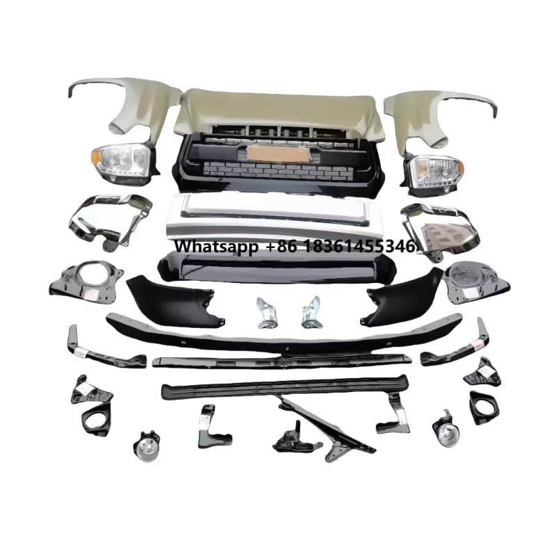 for 2008-2013 Tundra and 2008-2021 Sequoia Including Headlights Fog Lights Front Grille Hood Trim Fender Skirts