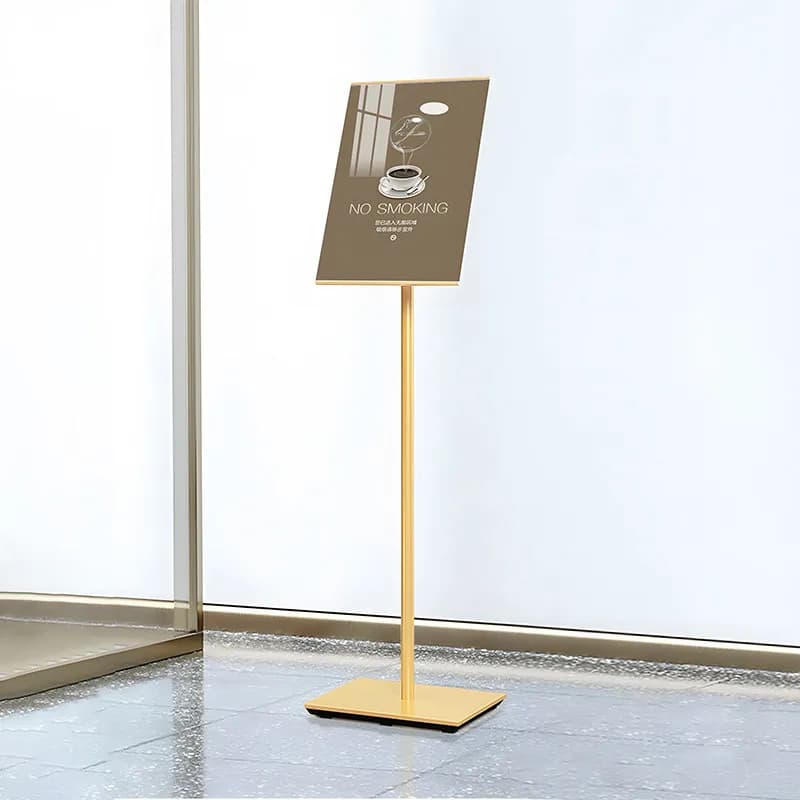 YFY Acrylic Standing  Signs Vertical Guide Signs Advertising Display Guide  Rack Floor Water  Bracket