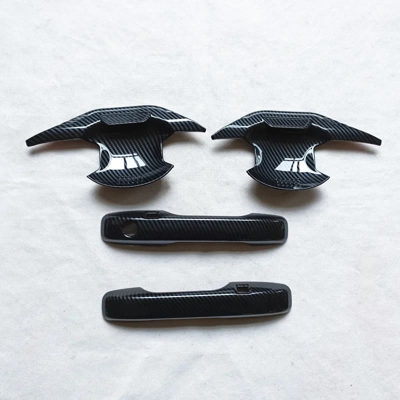 For Honda HR V HRV Vezel 2022 2023 2024 2025 Accessories Door Handle Bowl Cover Trim Plastic Imitation Carbon Fiber