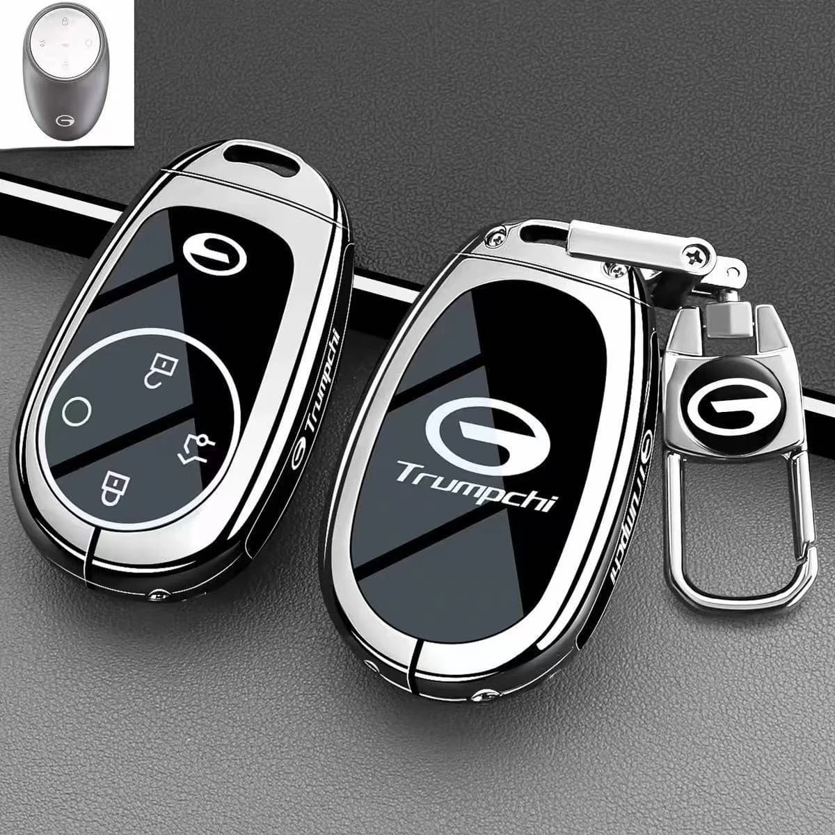 Zinc Alloy Car Key Case Cover Shell Protector Fob Holder for GAC Trumpchi M6 MAX GS4 5th Gen 2026 Accessories Keybag Keychain