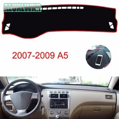 Car Dashboard Avoid Light Pad Instrument Platform Desk Cover Mats Carpets Auto Accessories for Chery A5 2007 2009